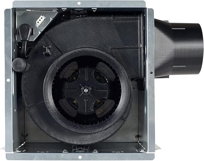 Broan-NuTone 791LEDM Ventilation Fan with LED Light and Roomside Installation, ENERGY STAR Certified, 110 CFM, 1.5 Sones, White