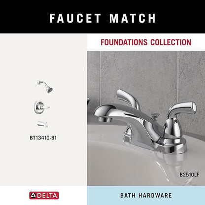 DELTA FAUCET FNDS18-PC Foundations Wall Mounted 18 in. Towel Bar in Polished Chrome