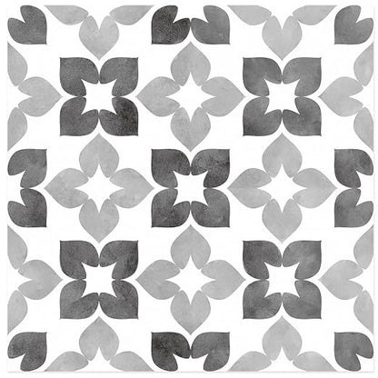 Peel and Stick Floor Tile, Waterproof Vinyl Flooring, Snap-Proof DIY Flooring Tiles for Bathroom, Kitchen, Fireplace, Wall, Backsplash, Home Decor, No Residue, 20 Tiles-7.87" Thin Ver, Gray