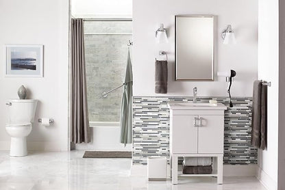 Moen YB5118BN Voss 18-Inch Bathroom -Towel Bar, Brushed Nickel