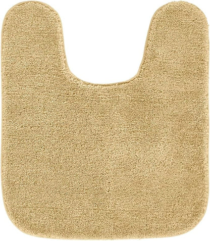 Garland Rug Traditional Nylon Washable Linen 3 Piece Set - Lid, Contour, Bath Rug - Soft, Absorbent, and Stylish for Your Bathroom