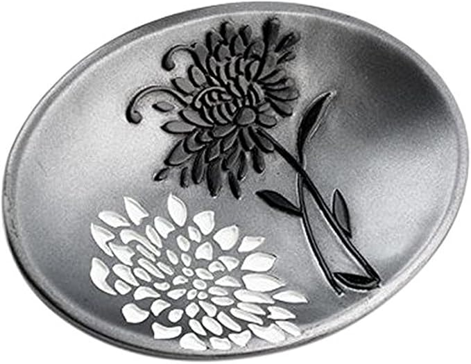 Popular Bath Soap Dish, Erica Collection, Grey