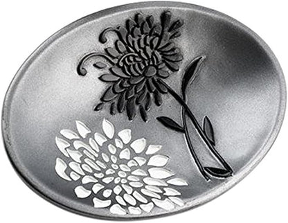 Popular Bath Soap Dish, Erica Collection, Grey