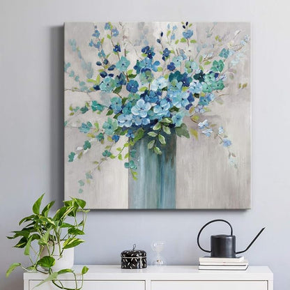 Renditions Gallery Sea Isle Wildflower Wall Art, Premium Gallery Wrapped Canvas Decor, Ready to Hang, 32 in H x 32 in W, Made in America Print (AZS-WC21-40077-R-3232-MK)