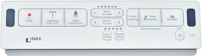 American Standard 8012A70GRC-415 INAX Heated Shower Toilet Bidet Seat with Remote Control + Dual Nozzle, White