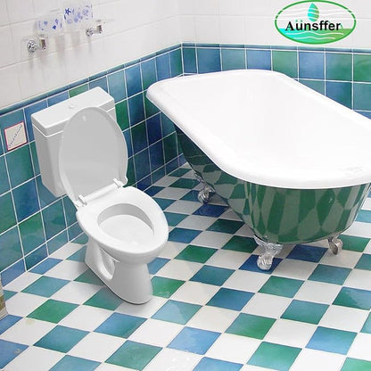 Toilet Seat Elongated, Toilet Seat Oval 18.5 Inch, Soft Close, PP Material, Easy Clean and Safe, No Yellow, White, 2 Pack