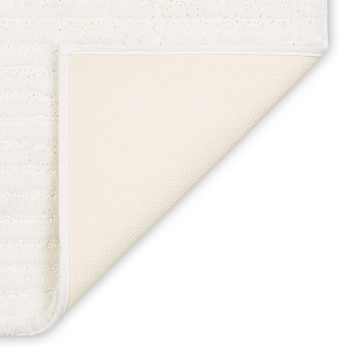 Mohawk Home Sanctuary Casual Solid White 2' X 3' 4" Bath Mat Perfect for Bathroom