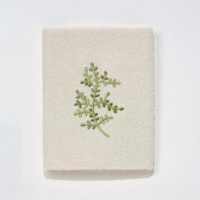 Avanti Linens - Washcloth, 100% Soft & Absorbent Cotton Towel, Nature-Inspired Home Decor (Greenwood)