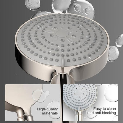 OFFO Filtered Shower Head with Hose, 20 Stage Shower Head with Filters for Hard Water with 60" Stainless Steel Hose, 6 Modes High Pressure Shower Head to Remove Chlorine, Brushed Nickel