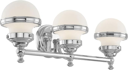 Livex Lighting 5713-05 Oldwick 3 Polished Chrome Bath Light, 24 x 7.25 x 8.25