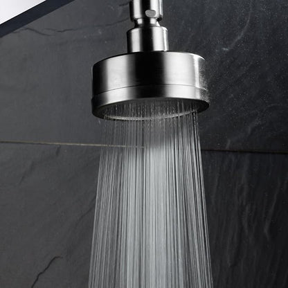 CIENCIA Shower Head Stainless Steel Rainfall High Pressure Fixed Showerhead 360°Adjustable Shower Head for Bathroom, 3 Inch, BD141S