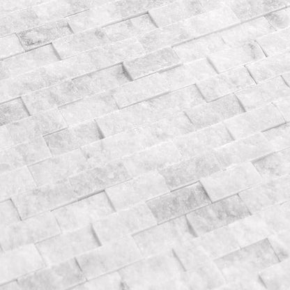 SUNWINGS 5-Sheet Peel and Stick Mosaic Natural 3D Stone Self Adhesive Marble Tiles, 10.63" x 11.22" Stick on Backsplash for Kitchen Bathroom Fireplace Vanity, Mixed Gray