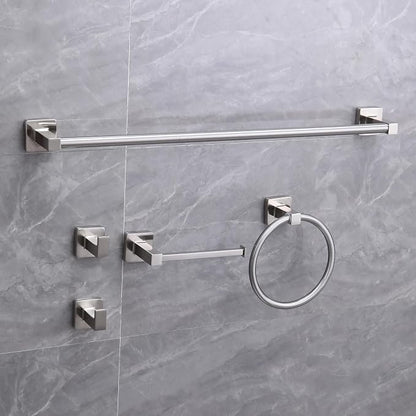 5 Piece Bathroom Hardware Accessories Set Brushed Nickel,24 Inch Towel Bar Set,Towel Rack Set,Bathroom Towel Holder Set
