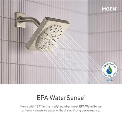 Moen Brantford Brushed Nickel Posi-Temp Pressure Balancing Eco-Performance Shower Valve Trim Kit Valve Required, T2152EPBN