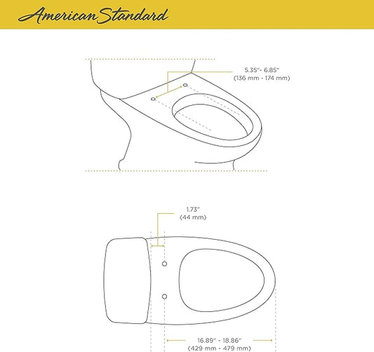 American Standard 8019A60GPC.020 AquaWash 2.0 Electric SpaLet Bidet Seat With Manual Operation, White