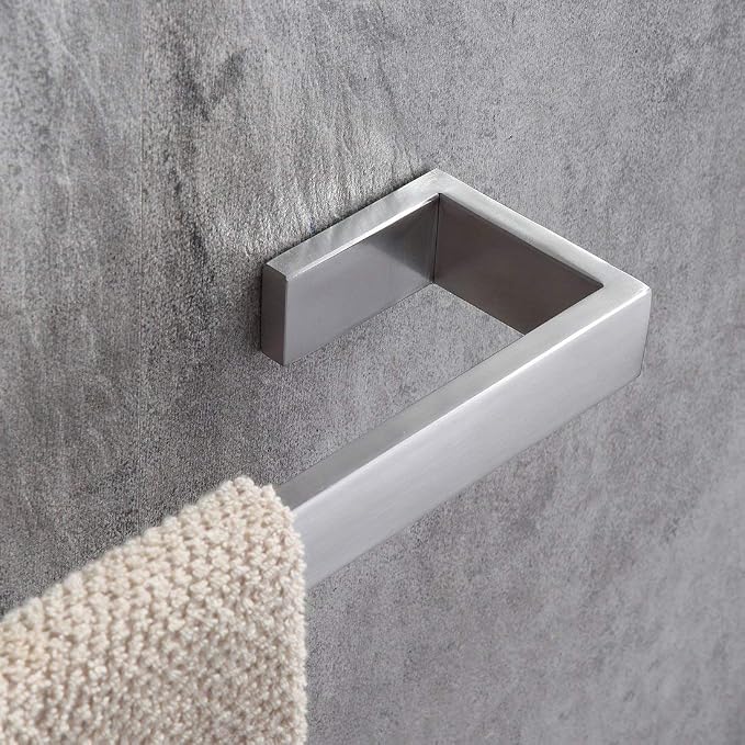Fapully Four Piece Bathroom Accessories Set Stainless Steel Brushed Nickel | Wall Mounted,Towel Bar Set