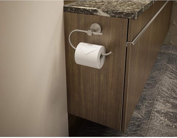 Symmons 35AC4BUNDLESTN Dia 4-Piece Wall-Mounted Bathroom Hardware Set in Satin Nickel