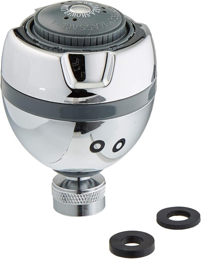 Extreme performance for low water pressure The Fire Hydrant Spa Short Chrome Massager Shower Head