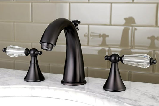 Aqua Eden KS2975WLL 8 in. Widespread Bathroom Faucet, Oil Rubbed Bronze