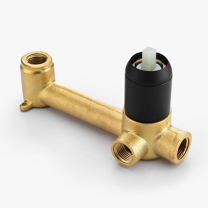 SUMERAIN Matte Black Wall Mount Bathroom Sink Faucet Modern Lavatory Vessel Faucet Single Handle