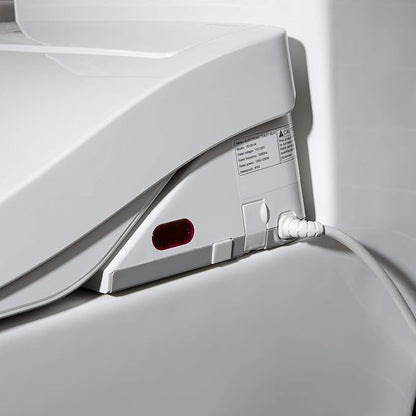 WOODBRIDGE One Piece 1.1GPF/1.6 GPF Dual Flush Elongated Toilet with Advance Smart Toilet in White