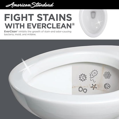 American Standard 215AA004.020 Cadet PRO Right Height Elongated 1.6 gpf 2-Piece Toilet, White