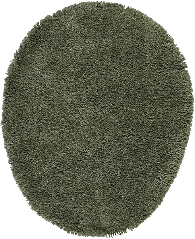 Garland Rug Traditional Nylon Washable Deep Fern 3 Piece Set - Lid, Contour, Bath Rug - Soft, Absorbent, and Stylish for Your Bathroom