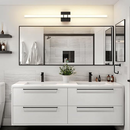 Modern Black Vanity Light Bar 40 Inch, 30W 5CCT Dimmable Bathroom Light Fixtures LED Wall Lighting Fixture