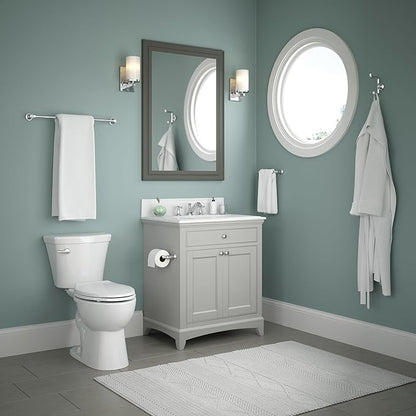 Delta Saylor 2-Piece Bathroom Set with 8 in. Hand Towel Holder and Toilet Paper Holder | Stainless Steel Bathroom Accessories | Bathroom Hardware Set