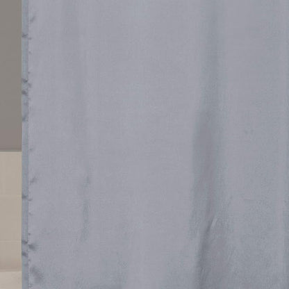Lush Decor Lillian Shower Curtain | Textured Shimmer Circle Design Bathroom, 72” x 72”, Gray