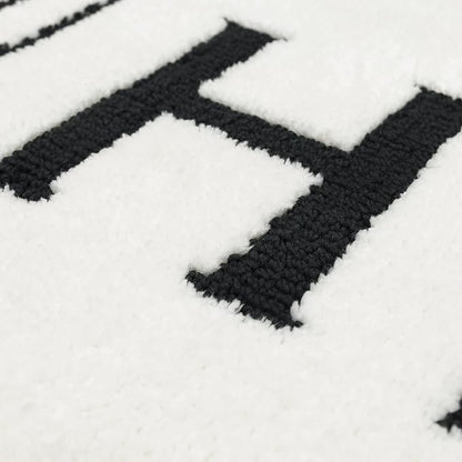 Mohawk Home His White/Black 1' 8" x 2' 10" Bath Mat