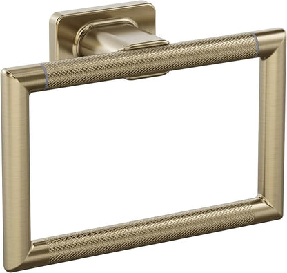 Amerock Bronx Golden Champagne Closed Towel Ring, BH26612BBZ