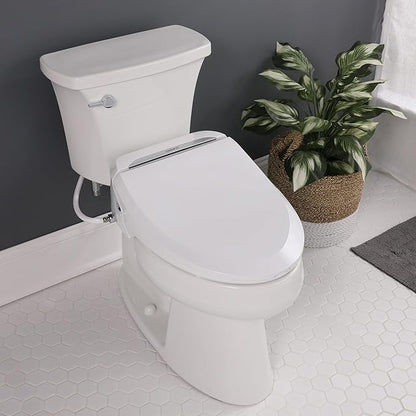 Bio Bidet USPA PRO Modern Bidet Seat, Warm Water, Heated Seat & Dryer, Remote Control, Elongated