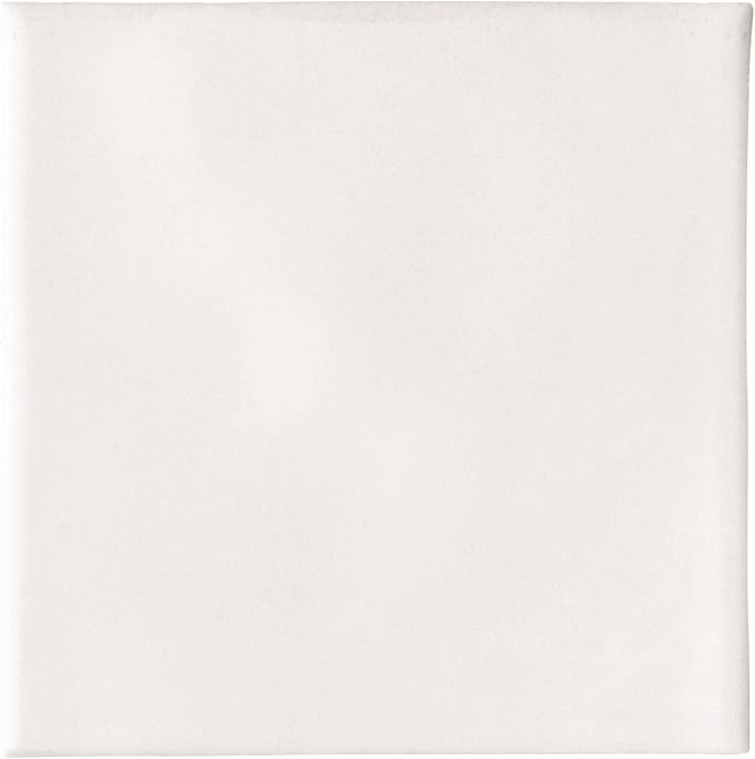 M S International Renzo Dove Glossy Ceramic Square Wall Tile for Bathroom, Kitchen Backsplash, Accent, and Shower - Sample
