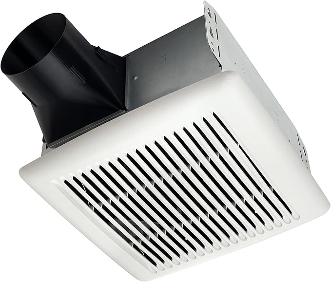 Broan-NuTone 110 CFM Bathroom Exhaust Fan and Roof Vent Kit for 3-4" Ducts