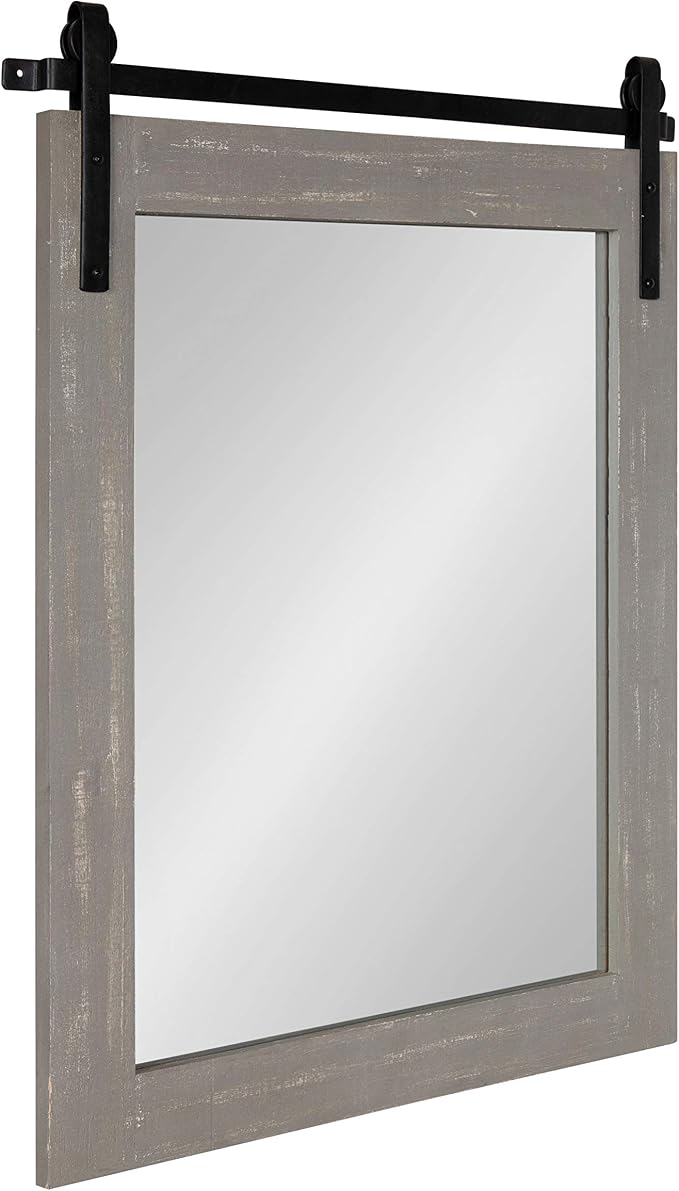 Kate and Laurel Cates Farmhouse Wall Mirror