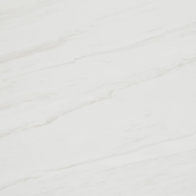 Daltile Perpetuo 12" X 12" Porcelain Marble Look Floor & Wall Tile in Polished Timeless White (13 pieces per carton) (12.22 sqft per carton)