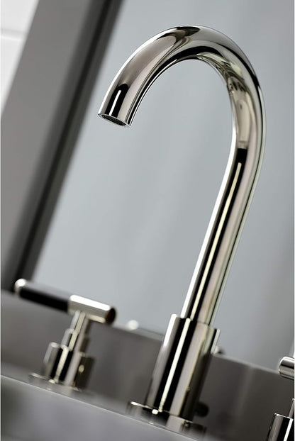 Fauceture FSC8929CKL Kaiser Widespread Bathroom Faucet with Pop-Up Drain, Polished Nickel
