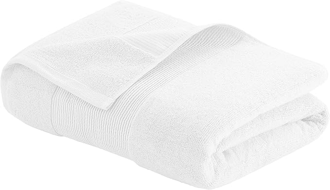 Modern Threads - Air Cloud 2-Pack 100% Zero-Twist Cotton Bath Sheet Set - Super Absorbent & Quick Dry - 500 GSM - Soft & Plush, White