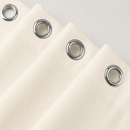 Waterproof Fabric Shower Curtain Liner, TPU Coated, PEVA-Free & Odorless, Hotel Quality, 3 Magnets, Rust-Proof Metal Grommets, Machine Washable, Cream, 72x72 Inch