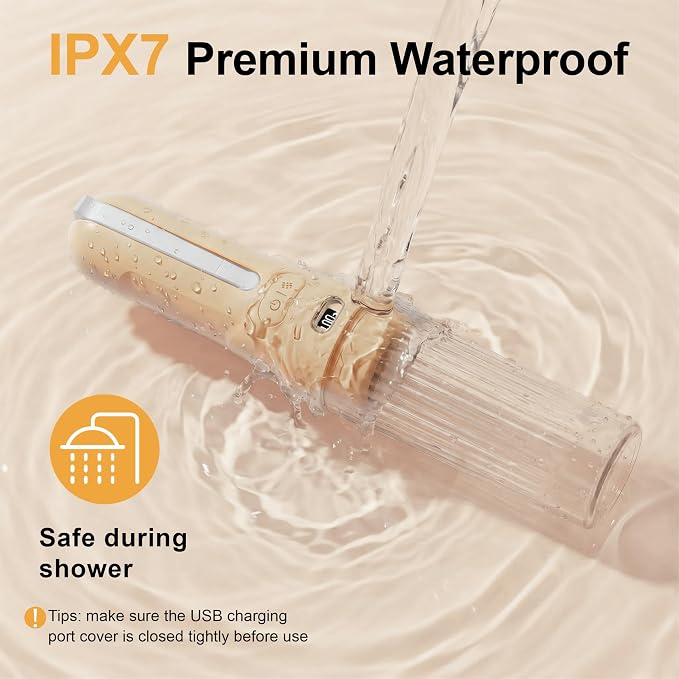 Electric Portable Bidet for Postpartum Care, Light Orange