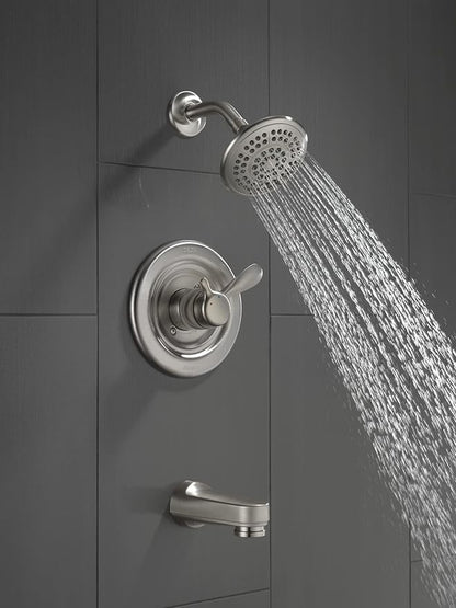 DELTA FAUCET T17430-SS Classic Tub & Shower, 5.00 x 7.50 x 5.00 inches, Stainless
