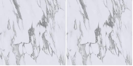 FloorPops FP3329 Opaline Peel Stick Floor Tiles, White & Off-White (Pack of 2)