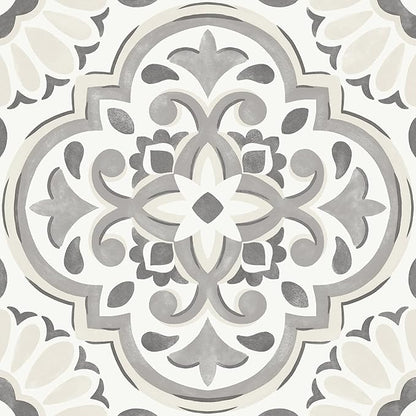 FloorPops Gray Massimo Peel & Stick Floor Tiles, FP3988