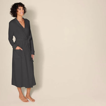 Amazon Essentials Women's Lightweight Waffle Full-Length Bath Robe (Available in Plus Size)