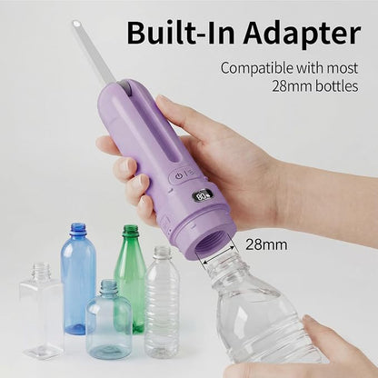 Portable Bidet for Travel,Personal Hygiene Sprayer Bottle for Women Men | Mobile Bidet Portable for Toilet,Electric Handheld High-Pressure Foldable USB-C Battery-Powered