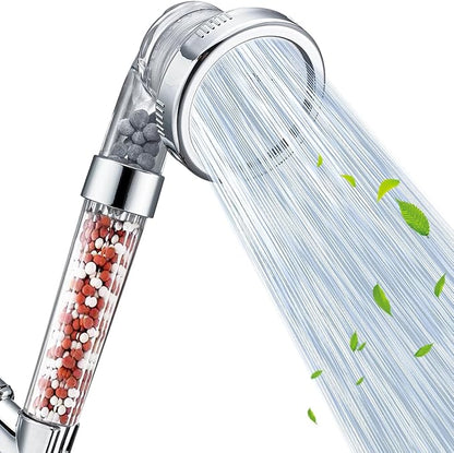 Nosame Shower Head, Filter Filtration High Pressure Water Saving 3 Mode Function Spray Handheld Showerheads 1.6 GPM for Dry Hair & Skin SPA | Filter Filtration High Pressure Water Saving 3 Mode Function Spray Handheld Showerheads 1.6 GPM for Dry Hair &...