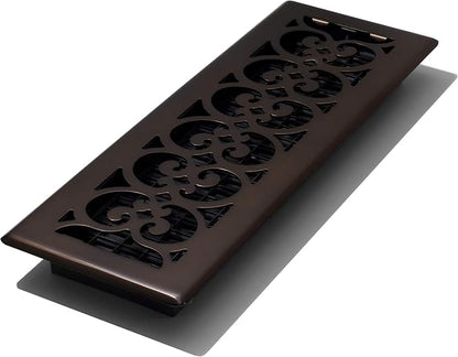 Decor Grates SPH414-RB Floor Register, 4x14, Rubbed Bronze Finish