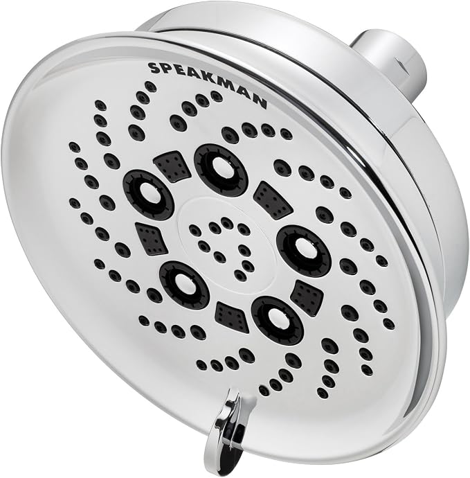 Speakman SR-124 Assana Anystream Multi-Function Shower Head, Polished Chrome
