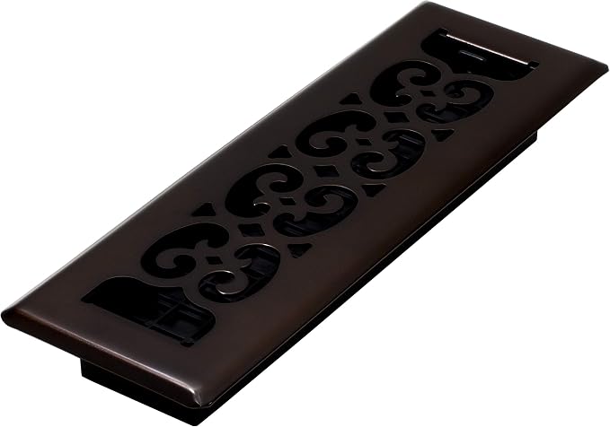 Decor Grates SPH210-RB Floor Register, 2x10, Rubbed Bronze Finish